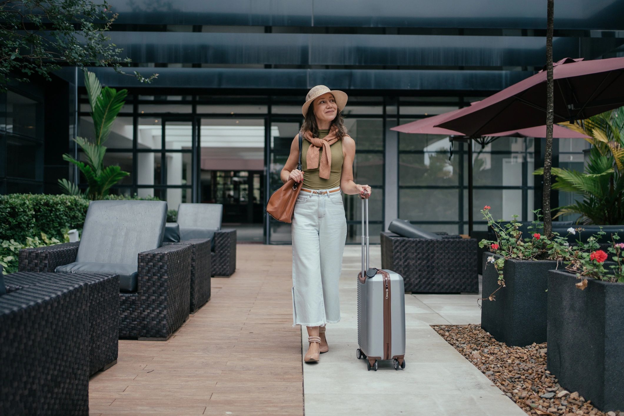 Client portrait in luxury setting